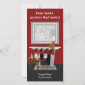 ボストンクリスマスの写真カード シーズンカード (正面)