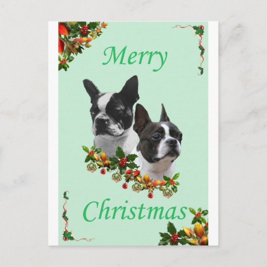 ボストンクリスマス シーズンポストカード (正面)