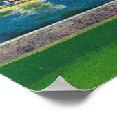 ボストンコモンカエル池の眺め ポスター (角)