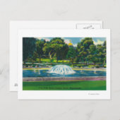 ボストンコモンカエル池の眺め ポストカード (正面/裏面)