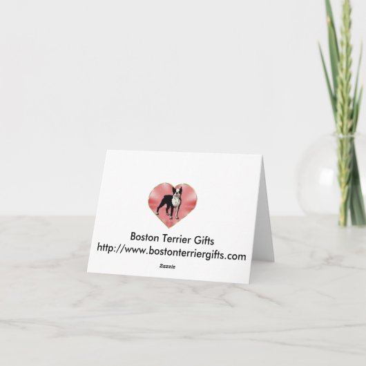 ボストンサンタメッセージカード シーズンカード (裏面)