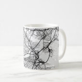 ボストンシティの地図 |コーヒーマグ コーヒーマグカップ (正面右)