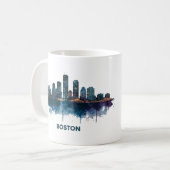 ボストンシティスカイラインボストンマースカイラインコーヒーマグ コーヒーマグカップ (正面左)