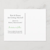 ボストンシティスカイライン日付の保存 案内ポストカード (裏面)