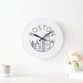 ボストンシティスカイライン、ボストンマスカイライン ラージ壁時計 (ホーム)