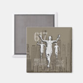 ボストンシティストロングがタウペデコールで覚えている マグネット (正面/裏面)