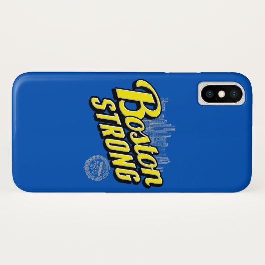 ボストンシティストロングがDecor iPhoneケースを覚えている Case-Mate iPhoneケース (裏面(横))