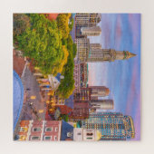 ボストンシティ建物マサチューセッツUSA ジグソーパズル (横)