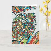 ボストンシティUSA カード (黄色い花)