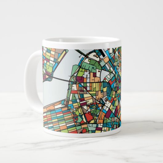 ボストンシティUSA ジャンボコーヒーマグカップ (正面左)