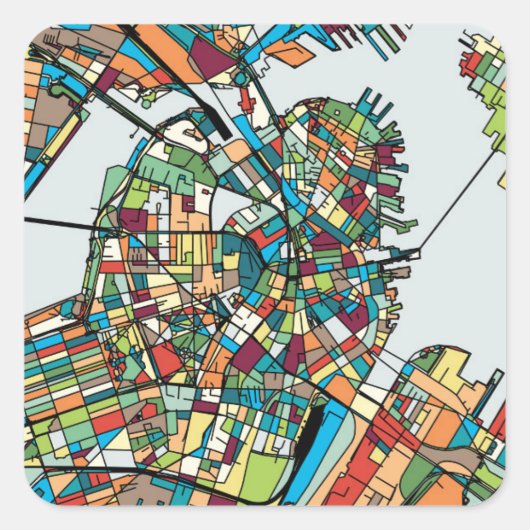 ボストンシティUSA スクエアシール (正面)