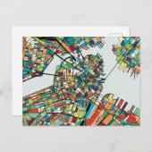 ボストンシティUSA ポストカード (正面/裏面)