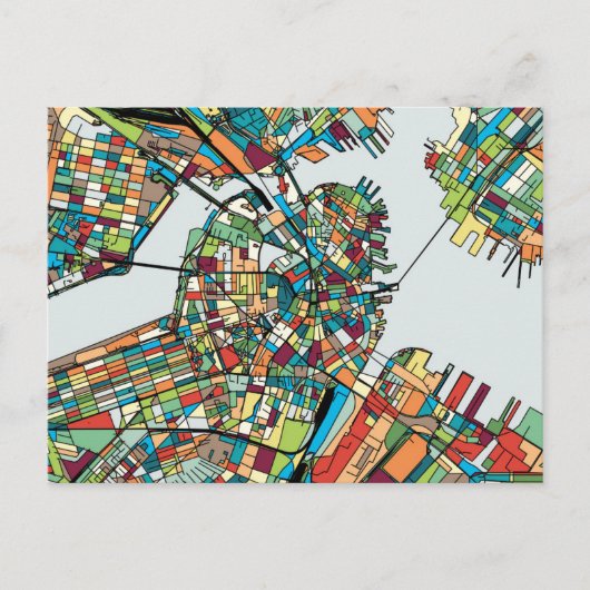 ボストンシティUSA ポストカード (正面)