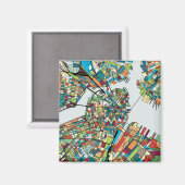 ボストンシティUSA マグネット (正面/裏面)