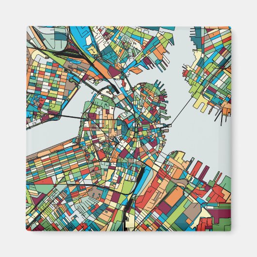 ボストンシティUSA マグネット (正面)