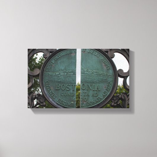 ボストンシール キャンバスプリント (正面)