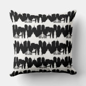 ボストンスカイラインストライプ クッション (裏面)