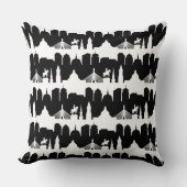 ボストンスカイラインストライプ クッション (正面)