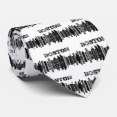 ボストンスカイラインタイポグラフィ ネクタイ (ロール)