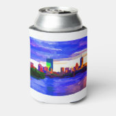 ボストンスカイラインチャールズリバーサンセット 缶クーラー (缶裏面)