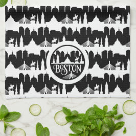 ボストンスカイライン キッチンタオル