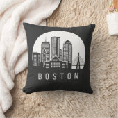 ボストンスカイライン クッション (ブランケット)