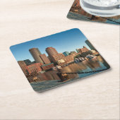ボストンスカイライン スクエアペーパーコースター (アングル)