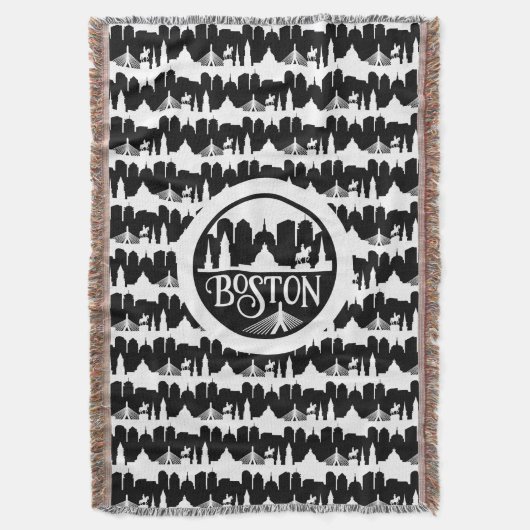 ボストンスカイライン スローブランケット (正面縦)