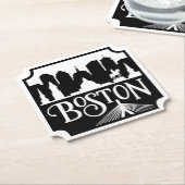 ボストンスカイライン ペーパーコースター (アングル)