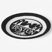 ボストンスカイライン ペーパープレート (アングル)