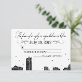 ボストンスカイラインRSVPカード 出欠カード (スタンド正面)