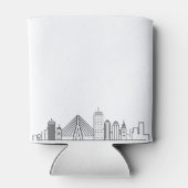 ボストンスタイル化スカイライン | 結婚クーラーボックス 缶クーラー (裏面)