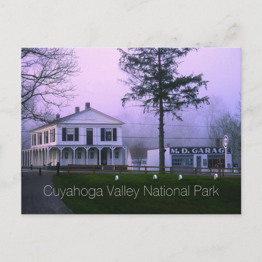 ボストンストアM. D.ガレージCuyahoga国立公園 ポストカード (正面)