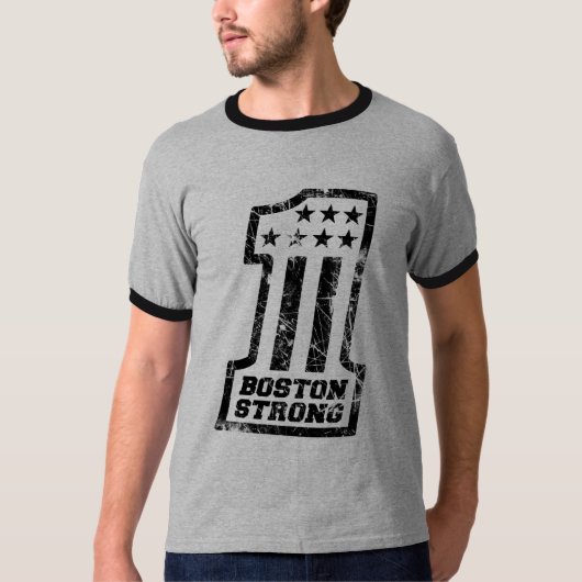 ボストンストロング我々は1つ Tシャツ (正面)