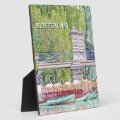 ボストンスワンのボートインペンシル&インクフィルター フォトプラーク (側面)