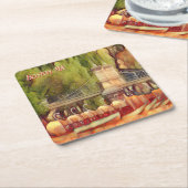 ボストンスワンボーツサマーフィルター5300 スクエアペーパーコースター (アングル)