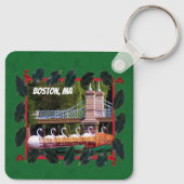 ボストンスワンボーツハッピーホリデーズキーチェーン キーホルダー (裏面)