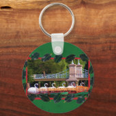 ボストンスワンボーツハッピーホリデー キーホルダー (正面)