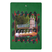 ボストンスワンボーツハッピーホリデー ミニクリップボード (裏面)