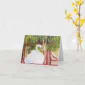 ボストンスワンボートカード カード (黄色い花)