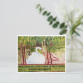 ボストンスワンボートハガキ ポストカード (スタンド正面)