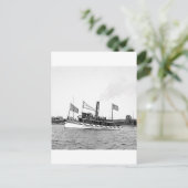 ボストンタグボート： 1800年代後半 ポストカード (スタンド正面)