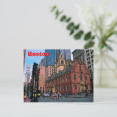 ボストンダウンタウンポストカード ポストカード (スタンド正面)