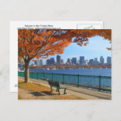 ボストンチャールズ川秋 ポストカード (正面/裏面)