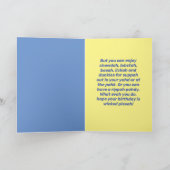 ボストンテおもしろいリアーウィズボストンアクセント誕生日 カード (内部)