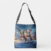 ボストンテラーズホリデーデザインバイリッチアメンギル クロスボディバッグ (裏面)