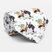 ボストンテリアいけなーPUPタイ ネクタイ (ロール)