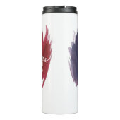 ボストンテリアかわいいギフトfor犬のパパ犬ママ タンブラー (裏面)