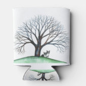 ボストンテリアとツリー 缶クーラー (裏面)