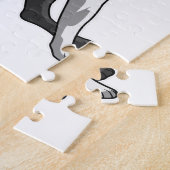 ボストンテリアとドリンク ジグソーパズル (側面)